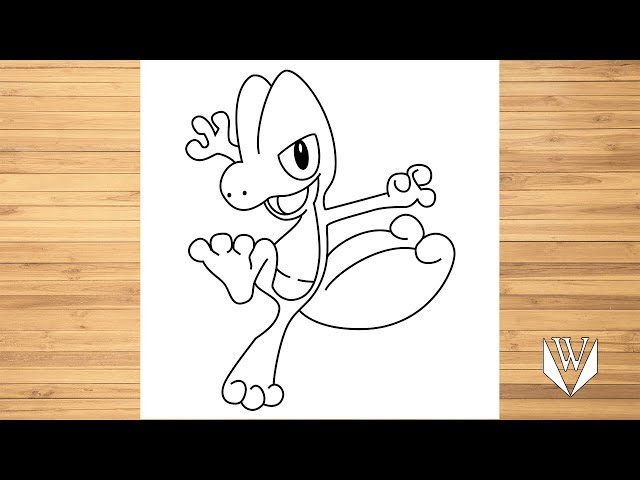 Treecko Colouring In Coloriage Treecko