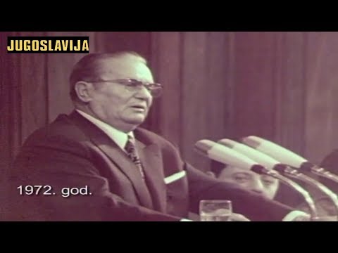 Josip Broz TITO - Hrvatska i Srbija su krenule stranputicom! 1972