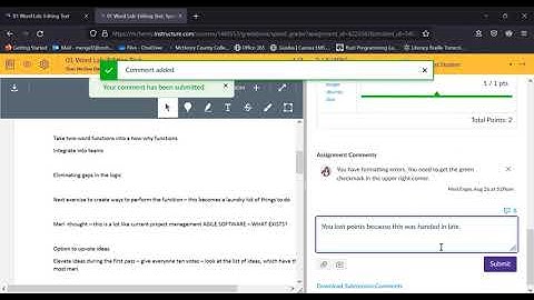 Canvas Comment Library