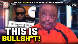 Фото BS! Roland CALLS OUT Black Enterprise For 'Diddy Down Bad, Secured Bag' TMZ No Fact Check Rewrite