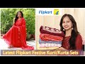 Flipkart Kurti/Kurta Set Haul | Flipkart Festive Kurti Haul |Ranjana R
