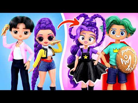 K-Pop Demon Hunters: Rumi & Jinu DIY Transformare în Lily Lovebraids by LaLiLu