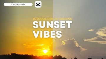 Sunset vibes color grading in capcut #sunset #tutorialcapcut