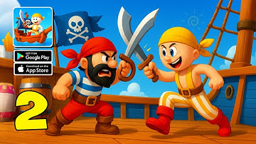 Treasure Hunter Pirate Game - Gameplay Walkthrough Part 2 - Stickman Treasure Hunter! (iOS, Android)