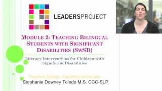 SwSD Module 2: Bilingual Students