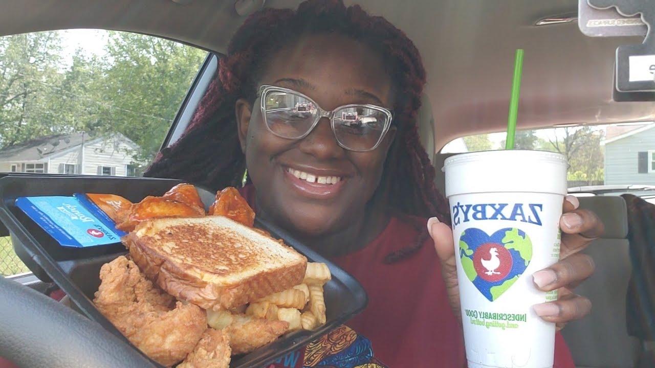 Zaxby's Mukbang Fried Mushrooms YouTube