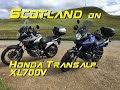Scotland on Honda Transalp XL700V, September 2018