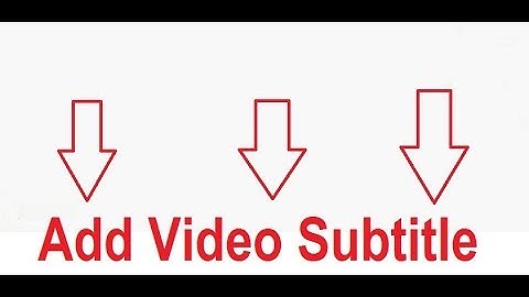 How to add Subtitle to any video with Notepad