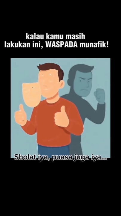 kalau kamu masih lakukan ini, WASPADA munafik!#tandamunafik #motivasiislami #kontenislami #shorts