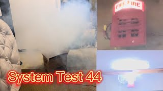 Fire Alarm System Test 44: Fog Machine, Mechanical Horns, and New Panel