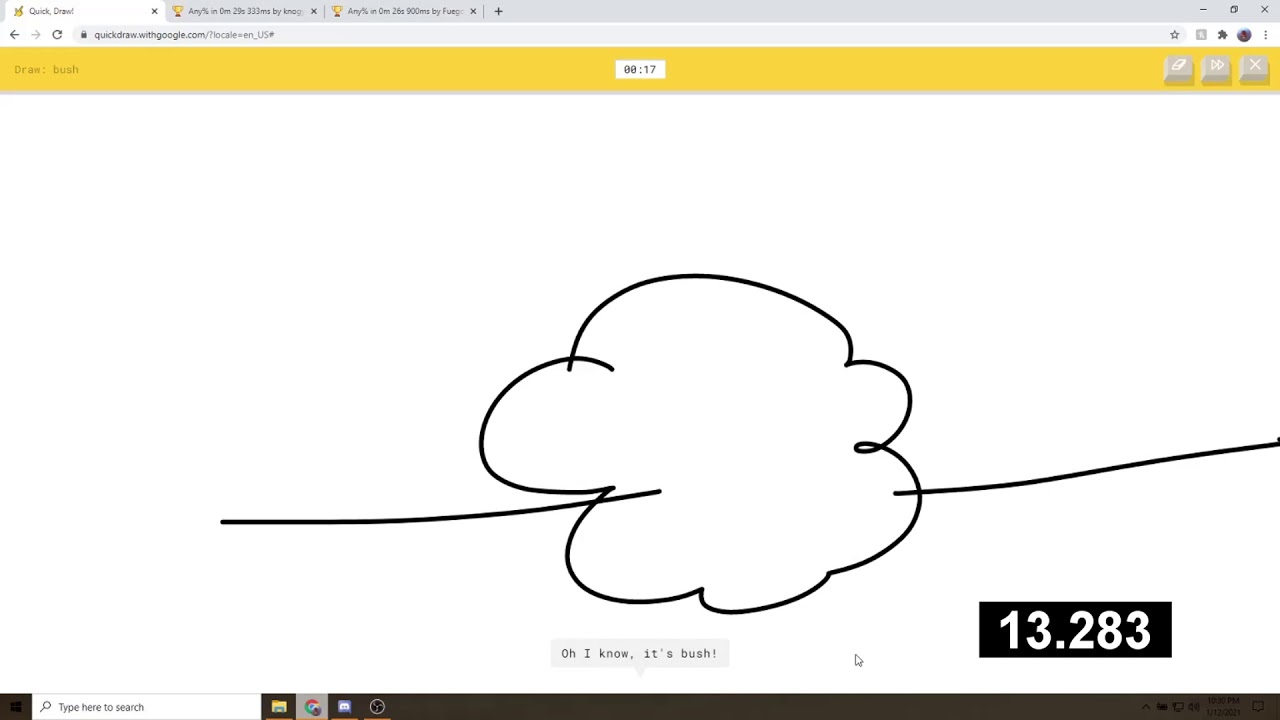 Google Quick Draw - Speedrun