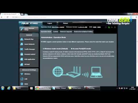 Setting Up Asus Routers - ASUS RT-AC66U, RT-N66U, EA-N66