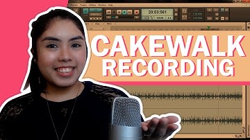 CAKEWALK SONAR X1 LE - RECORDING VOCALS | FABB LAGAS