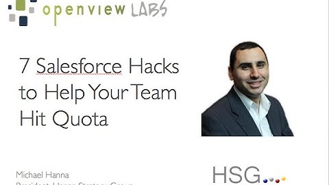7 Salesforce Hacks to Help Your Team Hit Quota