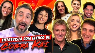 Entrevistei, junto com Doninha e Tefo, o Daniel San e o Johnny Lawrence do Karate Kid / Cobra Kai