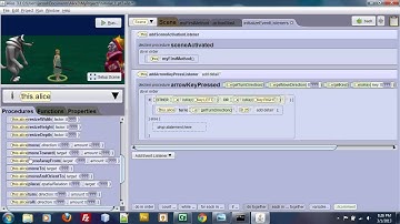 Making a Game in Alice3, part2: Movement