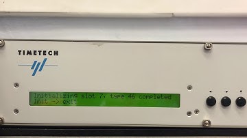 TIMETECH REFERENCE GENERATOR RUBIDIUM FREQUENCY OCXO -POWER ON