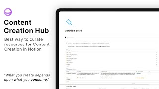 Content Curation Hub – Revolutionary way to curate content on Notion | #upgradingcch | Updated