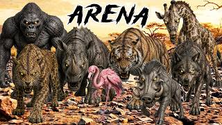 Halloween Safari Animals Arena 🐯 Wild Animals for Preschoolers 🐾 LittleKidsTV