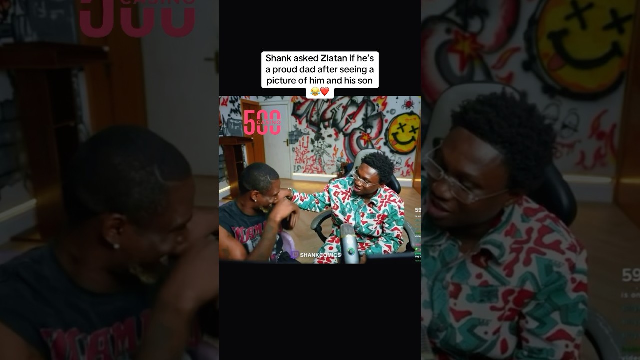 Шэнк спросил Златана, гордится ли он своим отцом, увидев его фотографию с сыном 😂❤️ 