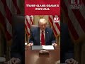 WATCH | Trump Slams Obama For Signing ‘Worst Deal With Iran’ #shorts #trump #iran #obama
