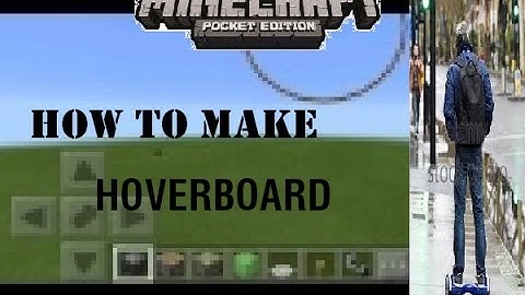 HOW TO MAKE MOVING HOVERBOARD!!IN MINECRAFT(NO MODS!!100% WORKING!!!)
