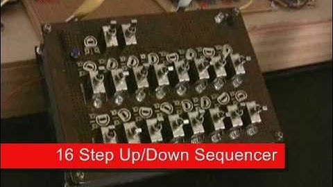 DIY SYNTH - 16 Step Up/Down Sequencer
