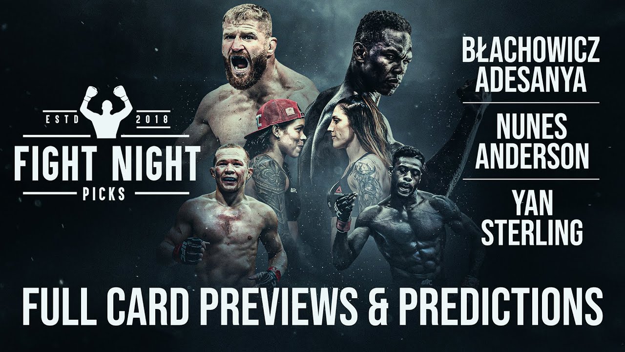 Ufc 259 Blachowicz Vs Adesanya Full Card Previews Predictions Youtube