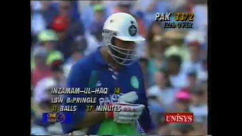Chris Pringle gets Inzamam LBW - 2nd ODI NZ vs Pak...