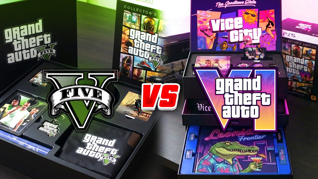 Video thumbnail for GTA 6 vs GTA 5 Collector's Items Full Comparison! (Which Is Better)