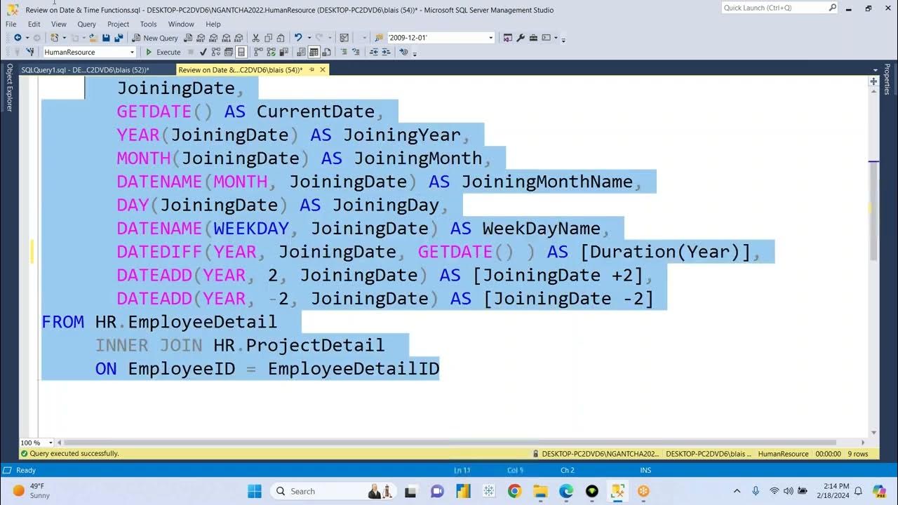 Mastering System Functions in SQL: Week 5 Day 2 Tutorial - YouTube