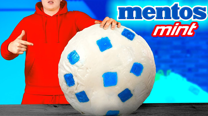 Géant Mentos | Comment faire le plus grand du monde DIY Mentos par VANZAI