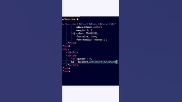 Create Counter Using Javascript | setInterval() in JavaScript | #RuncodeNow #shorts #youtubeshorts