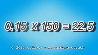 Increase or decrease a nnumber by a percentage