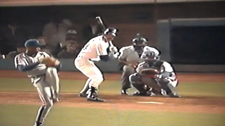 Dwight Gooden Blows Away Kirk Gibson With Fastball!