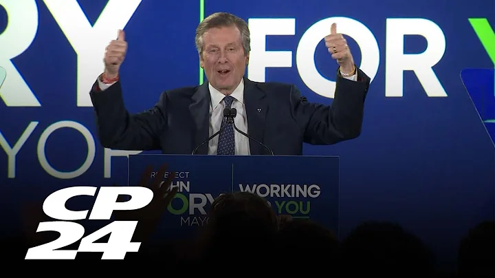 WATCH: John Tory's full victory speech