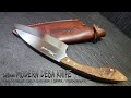 KNIFE MAKING /  160mm MODERN DEBA KNIFE 수제칼 만들기(290mm whole length) #138