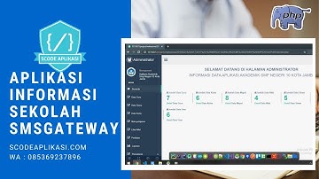 Source Code Aplikasi Informasi Sekolah SMS GATEWAY Berbasis WEB