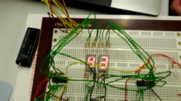 p16f690 7 segment display demo video