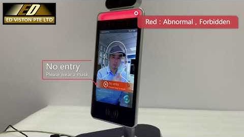 Face Recognition Panel with Body Temperature Detection