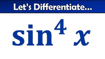 Differential of sin^4(x) using the Chain Rule - A Level Maths