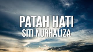 Siti Nurhaliza - Patah Hati（ Lyric Video)