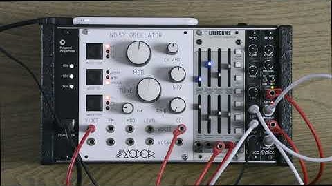 Modor Noisy Oscillator /Pittsburgh Modular Lifeforms Micro Sequence/Erica Synths Pico VCF3/Pico MOD