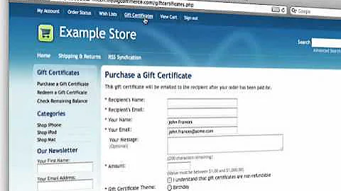 BigCommerce Coupons & Gift Certificates