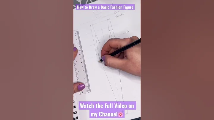 Sketching a Basic Fashion Figure-Beginners fashion drawing