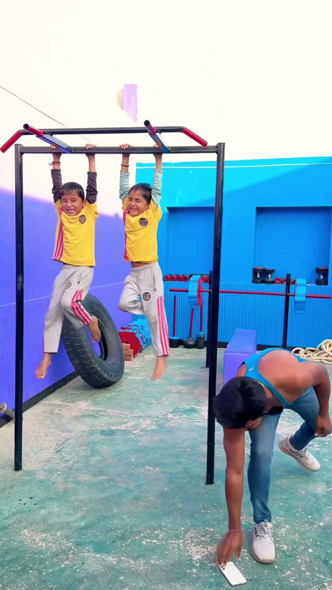 Gym me Badmashi ??? #shortvideo #funnyvideo