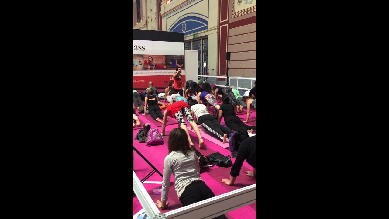 Work Hard, Play Hard with Celest Pereria - OM Yoga Show London 2015 camera iphone 8 plus apk