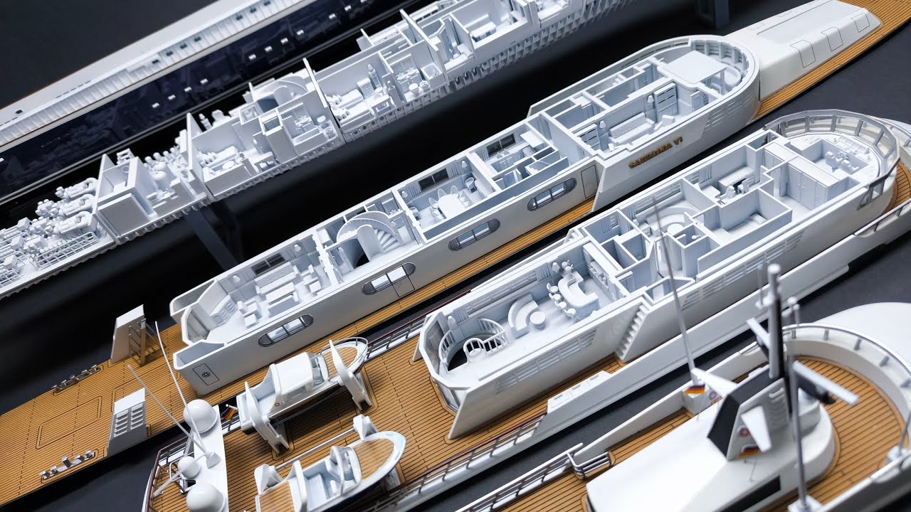 Scale model yacht with the highest level of finish - Carinthia VI
