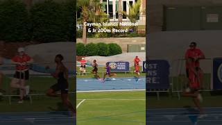 Jaiden Reid 200m Cayman Islands National & Jr Record - 20.51 🇰🇾
