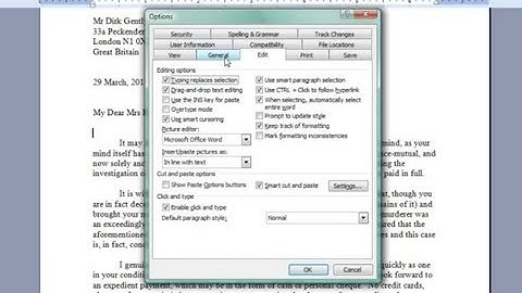 How to Change Microsoft Word Global Preferences : Microsoft Office Software